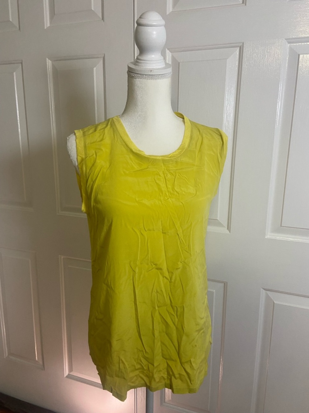 AG Adriano Goldschmied Mustard Yellow Tank Top Size Small